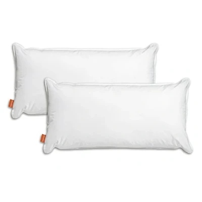 Afbeelding van sleepling 193790 Set van 2 waterkussens, orthopedisch hoofdkussen, overtrek 100% katoen, Made in EU, wasbaar tot 40 graden, x 80 cm, wit