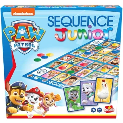 Afbeelding van Sequence Junior Paw Patrol, Bordspel vanaf 3 jaar, gezelschapsspel voor de hele familie, Patrol speelgoed 2 4 kinderen