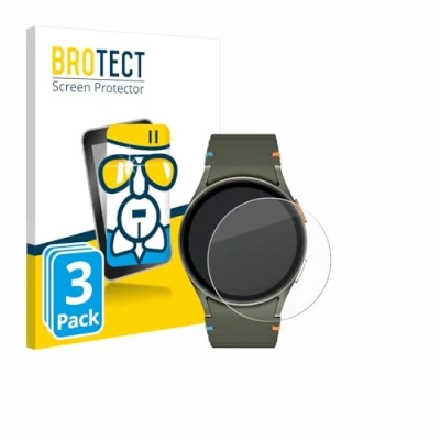 Afbeelding van BROTECT Glas Screen Protector voor Samsung Galaxy Watch 7 (40 mm) (3 Stuks) Schermbeschermer [9H Hardheid, Beschermglas Folie niet Gehard Glas]