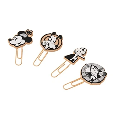 Afbeelding van Grupo Erik Paper Clips Mickey 100ste Verjaardag Metalen Papier Creatieve bladwijzer paperclips 4 stuks