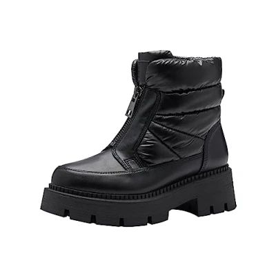 Afbeelding van Tamaris Snowboots, Dames, Maat: 40, Black Kunststof