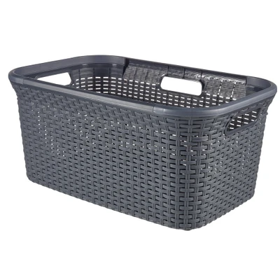 Afbeelding van Curver Style Wasmand 45L Antraciet