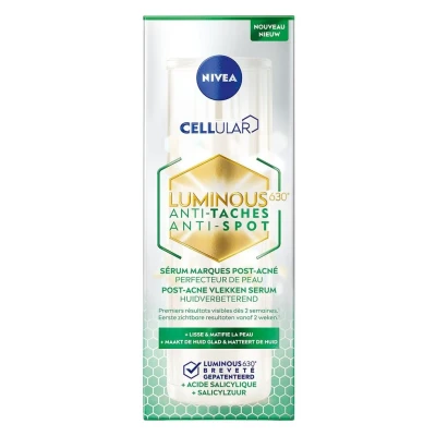 Afbeelding van Nivea Cellular Luminous630 Anti Spot Post Acne Vlekken Serum