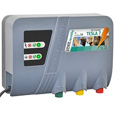Afbeelding van VOSS.farming Tesla 7 schrikdraadapparaat, 230V netstroom 7,0 joule / 10000 volt