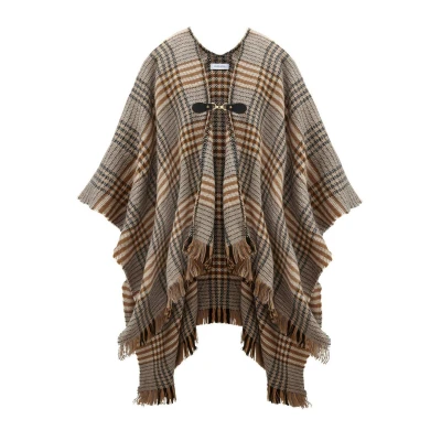 Afbeelding van Lascana Sjaal, Dames, Maat: One Size, Grau braun