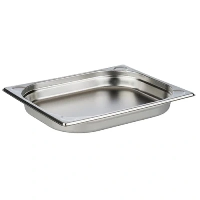 Afbeelding van APS 81201 GN bak 1/2, gastronorm roestvrij staal/afmetingen 265 x 325 mm/hoogte 40 mm/volume 2 liter