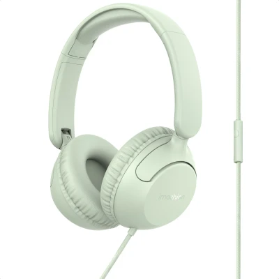 Afbeelding van imoshion Kinder Koptelefoon Met Draad Decibelbegrenzer Over Ear Hoofdtelefoon Mint Green