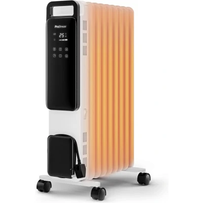 Afbeelding van Pro Breeze 2500W Oliegevulde Verwarming Verplaatsbaar en Snelle Elektrische Kachel Ingebouwde 24 uurs Timer, 3 Modes, Verstelbare Thermostaat Veiligheidsuitschakeling