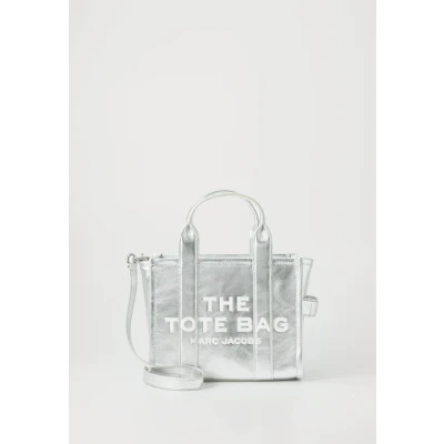 Afbeelding van Marc Jacobs dames The Small Tote handtas van leer met metallic finish