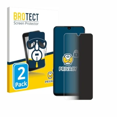Afbeelding van BROTECT privacy screenprotector voor Xiaomi Redmi 14C Folie Beschermfolie Blauwlichtfilter (2 Stuks)
