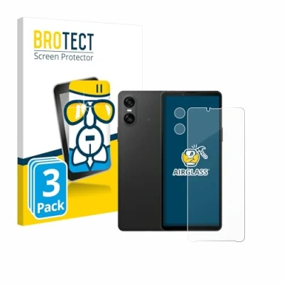 Afbeelding van BROTECT Screenprotector voor Sony Xperia 10 VI (Voor+Camera) Folie Beschermfolie Beschermglas transparant (3 Stuks)