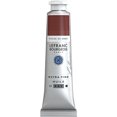Afbeelding van Lefranc Bourgeois 405108 Extra fijne olieverf met hoogwaardige kunstenaarspigmenten, lichtecht, verouderingsbestendig 40ml Tube, Permanent Sap Green