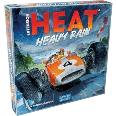 Afbeelding van Asmodee Days of Wonder Heat, uitbreiding: Heavy Rain, gezelschapsspellen, bordspellen, racespellen vanaf 10 jaar, 1 tot 7 spelers, Franse versie