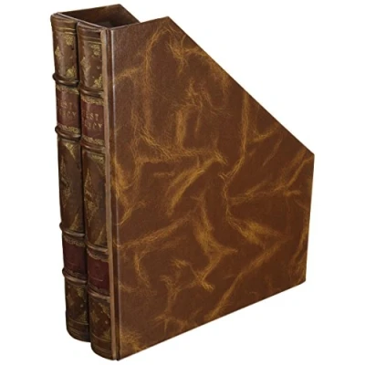 Afbeelding van Taupe tijdschriftenverzamelaar Foolscap folio bruin