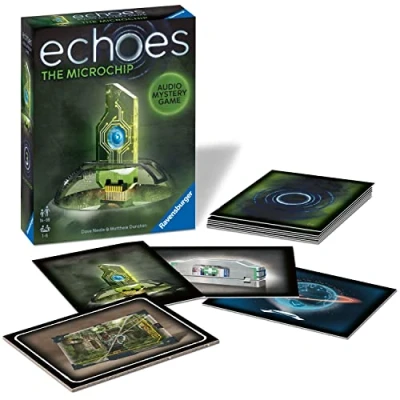 Afbeelding van Ravensburger Echoes The Microchip Meeslepend Audio Murder Mystery Party Game voor volwassenen van 14 jaar ouder 1 tot 6 spelers