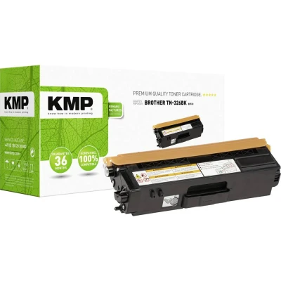 Afbeelding van KMP Tonercassette vervangt Brother TN 326BK, TN326BK Compatibel Zwart 4000 bladzijden B T61