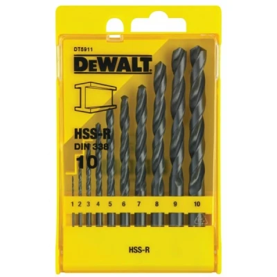 Afbeelding van DeWALT DT5911 10 Delige HSS R Metaalborenset In Cassette