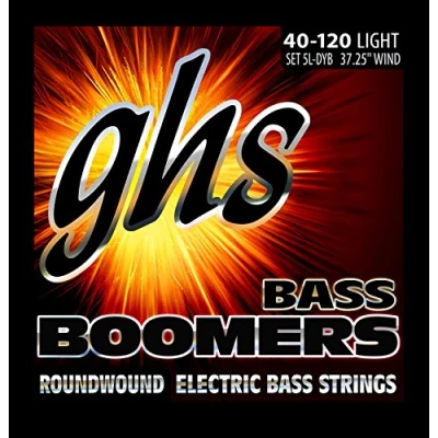 Afbeelding van GHS 5er bas Boomers 40 120 uren Long Scale40 55 75 95 Snarenset voor 5 string basgitaar