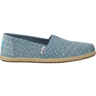 Afbeelding van Toms Dames Espadrilles Alpargata Wm Blauw Maat 38,5
