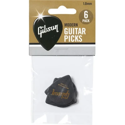 Afbeelding van Gibson APRM6 100 Modern Guitar Picks 6 Pack Black 1.00 mm plectrumset (6 stuks)