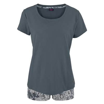 Afbeelding van Buffalo SET Pyjama, Dames, Maat: 44/46, Grau gemustert