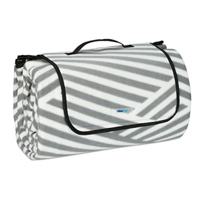 Afbeelding van Relaxdays picknickkleed 200x300 xxl fleecekleed picknickdeken waterdicht buitenkleed