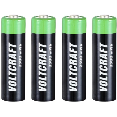 Afbeelding van VOLTCRAFT HR6 Oplaadbare AA batterij (penlite) NiZn 2500 mWh/1500 mAh 1.6 V 4 stuk(s)