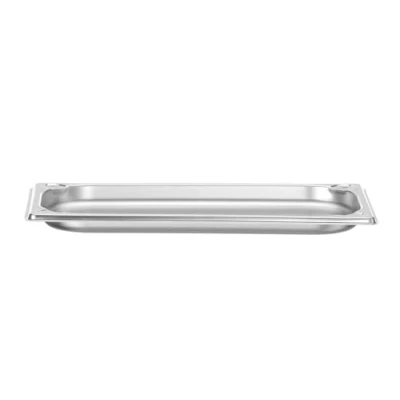 Afbeelding van HENDI Gastronorm container, temperatuurbestendig van 40 tot 300C, geschikt voor ovens, bain marie en vriezers, chafing dishes, versterkte hoeken, 0.6L, GN 1/3, 325x176x(H)20mm, roestvast staal