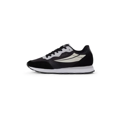 Afbeelding van Fila Hypert Sneakers laag, Heren, Maat: 43, Black/marshmallow Leer en textiel
