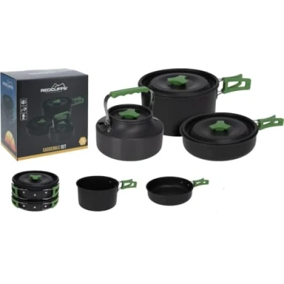 Afbeelding van Redcliffs Outdoor pannenset aluminium set/3sts