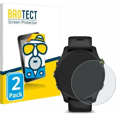 Afbeelding van BROTECT (2 Stuks) Antireflecterende Beschermfolie voor Garmin Forerunner 255/255 Music Anti Glare Screen Protector, Mat, Ontspiegelend