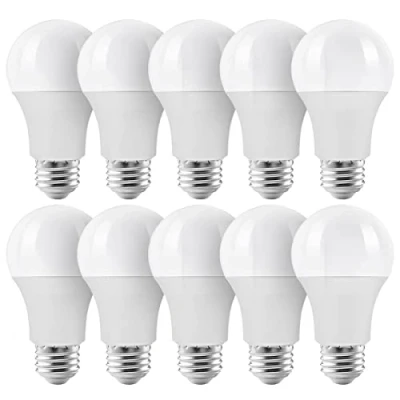 Afbeelding van ZONE led E27 lampen, 8,5 watt, 806 lumen, warmwit, 3000 kelvin, vervangt 60 watt lamp, gloeilampen E27, A60, 200, spaarlampen, verpakking van 10 stuks