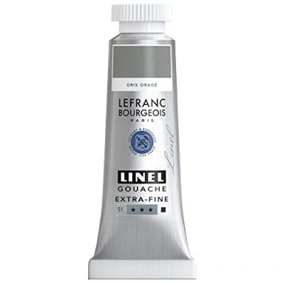 Afbeelding van Lefranc &amp; Bourgeois Linel Gouache Extra Fine Storm Grey 225 14ml