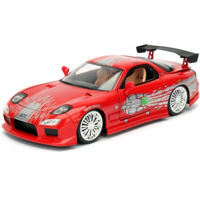 Afbeelding van Jada Auto Fast &amp; Furious 1993 Mazda Rx 7 1:24 Rood