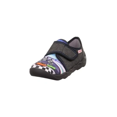 Afbeelding van superfit Bubble Muiltje jongens, zwart 0000, 28 EU Breed