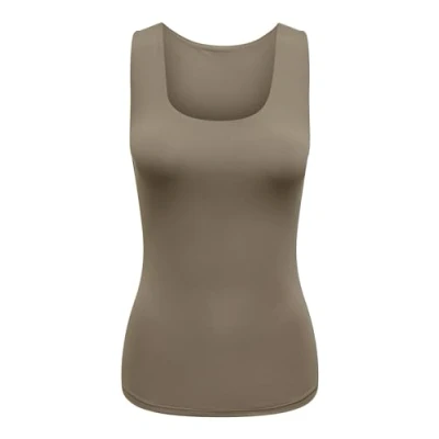 Afbeelding van ONLY OHNE ÄRMEL Top, Dames, Maat: Large, Walnut