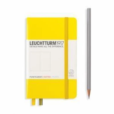 Afbeelding van Leuchtturm Notitieboek A6 Hardcover Lemon Gestippeld