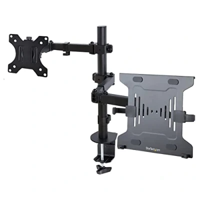 Afbeelding van StarTech.com A2 LAPTOP DESK MOUNT flat panel bureau steun 86,4 cm (34 ) Klem Zwart