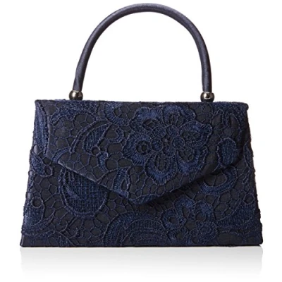 Afbeelding van SWANKYSWANS Womens Kendall Lace Smart Elegant Clutch, Blauw (donkerblauw), Eén maat