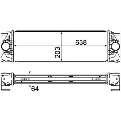 Afbeelding van Mahle Original Interkoeler CI 369 000P