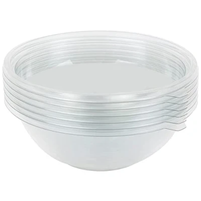 Afbeelding van Festipack Guillin SL2200C schalen, rond, 2200 cc, met deksel, polyethyleen, 26 x 6,2 cm, 6 stuks