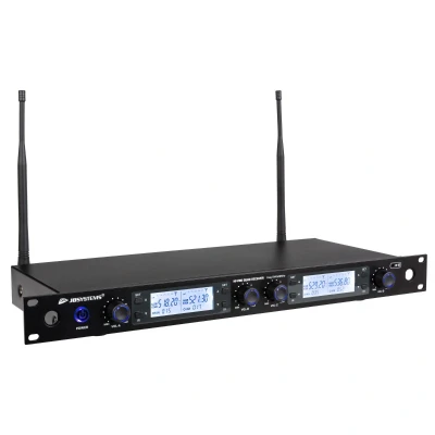 Afbeelding van JB systems HF PRO QUAD 4 kanaals draadloze microfoonontvanger (514 542 MHz)