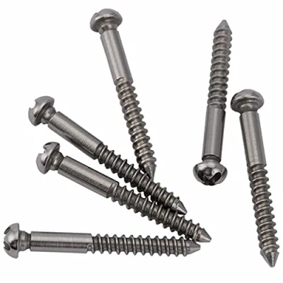 Afbeelding van Musiclily Ultra 33X3,5mm Roestvrij Staal Gitaar Tremolo Brug Montage Schroeven voor PRS Elektrische Gitaar, Originele Kleur (6 stuks)