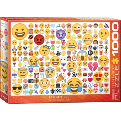Afbeelding van Eurographics puzzel Emojipuzzle What&#039;s your Mood? 1000 stukjes