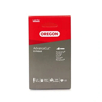 Afbeelding van Oregon 91PX045E AdvanceCut zaagketting voor zwaarden van 30 cm, 45 schakels, compatibel met Dolmar, Echo, Bosch, Einhell en nog veel meer