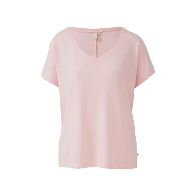 Afbeelding van QS Tshirt basic, Dames, Maat: XS, Zartrosa