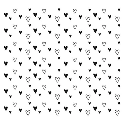 Afbeelding van Rayher 50242000 Clear Stamps achtergrond harten, boog 102.5x97mm. 1 motief, helder, transparant, doorzichtig, stempel bruiloft, siliconen
