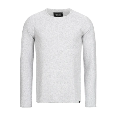 Afbeelding van Indicode Jeans Loakim Trui, Heren, Maat: Small, Optical white