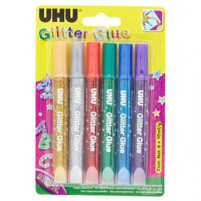 Afbeelding van UHU Glitterlijm 6 x 10 ml