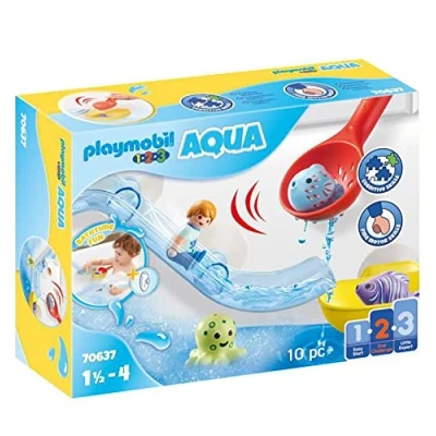 Afbeelding van Playmobil 1 2 3 Aquafishing FUN WITH SEA Creatures 70637 Waterspeelgoed voor kinderen, Maat: One Size, Multicoloured
